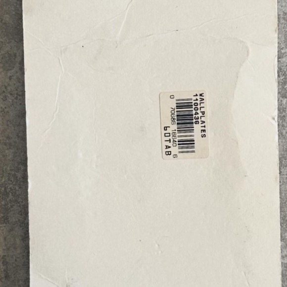 Brass/Cast Metal Vintage Switch Cover In Package - Picture 2 of 2